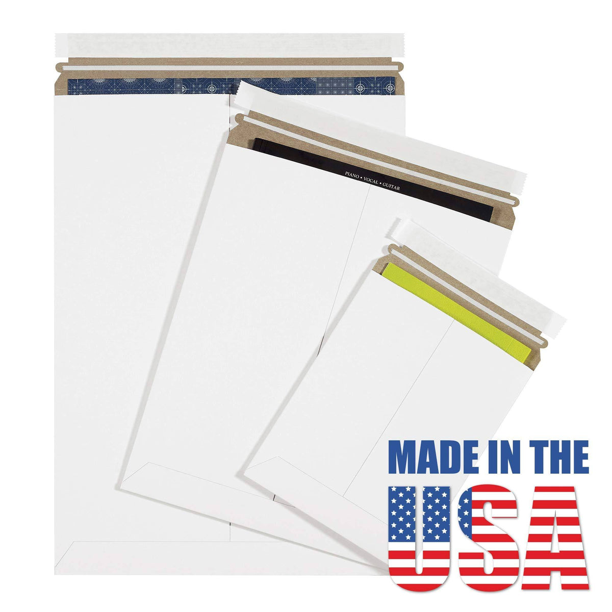 White Self-Seal Flat Mailers 100/Case Z208324