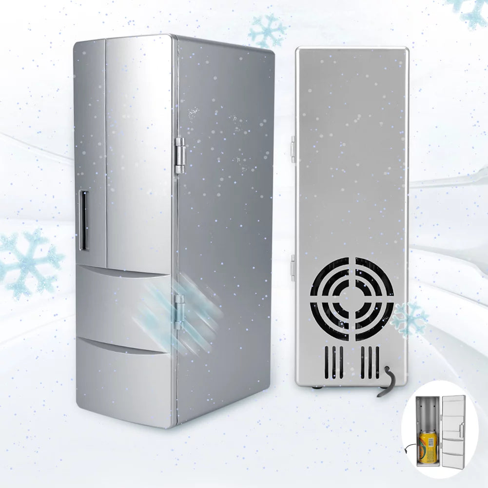 Compact Mini USB Fridge Freezer F743