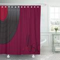 Black Vinyl Shower Curtain 66x72 inch W971785
