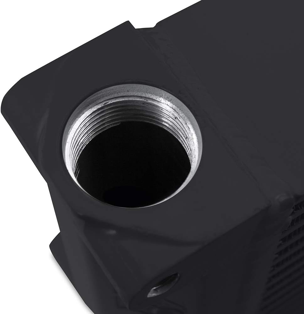 Black Bar-and-Plate Oil Cooler, 17" Core I53481