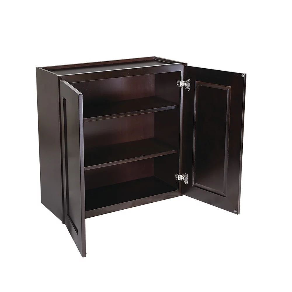 Espresso Shaker Wall Kitchen Cabinet 30x30x12 X941497