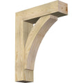 8x22W x 30x22D x 38x22H Rough Sawn Bracket with Offset Brace, Douglas Fir D565920