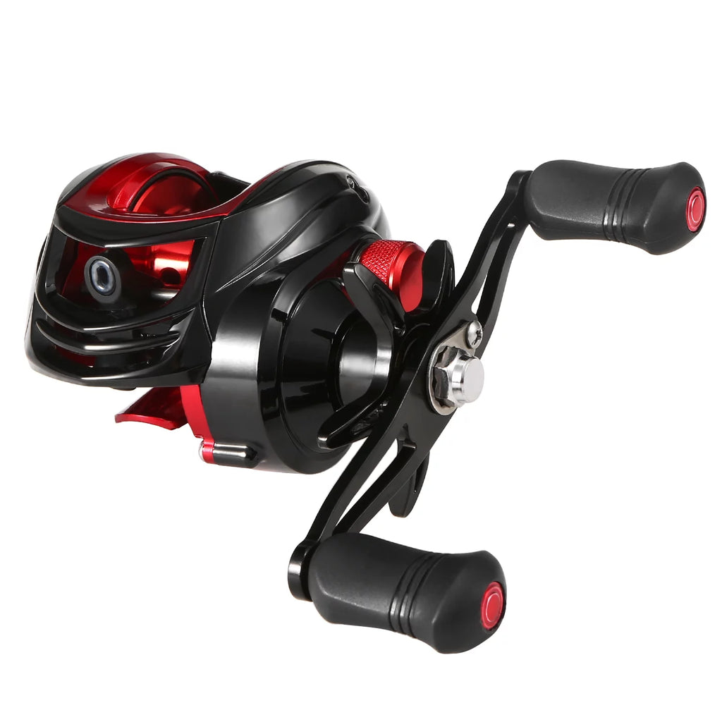 Baitcasting Fishing Reel 7.2:1 Gear Ratio Magnetic Brake L3980