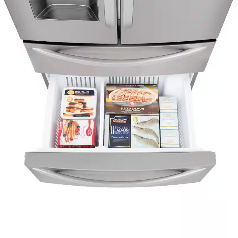 4-Door French Door Smart Refrigerator with Ice and Water Dispenser W4473