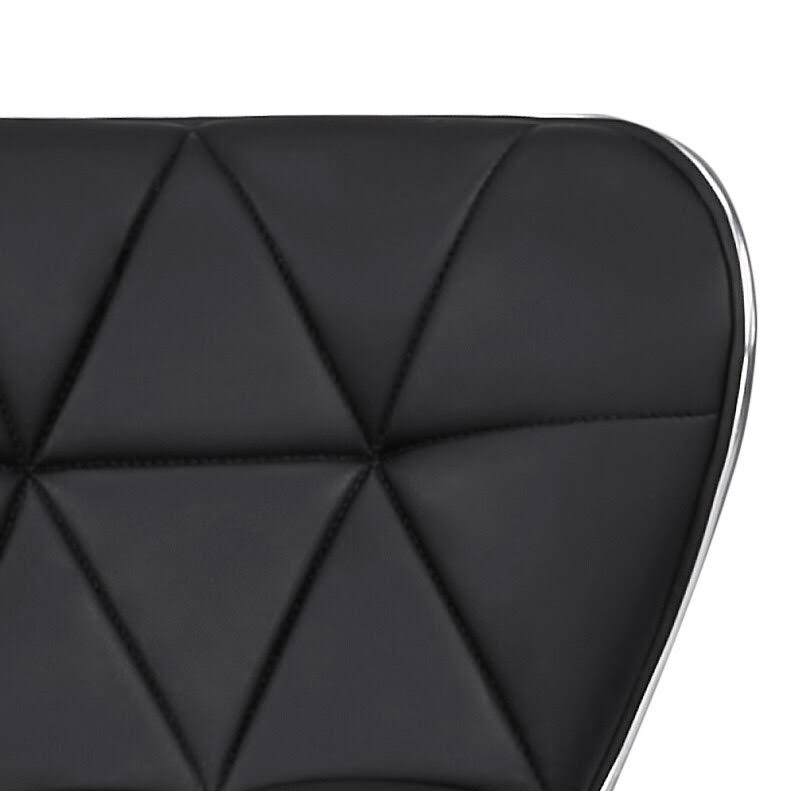 Faux Leather Adjustable Counter/Bar Stool Set of 2 White C446648