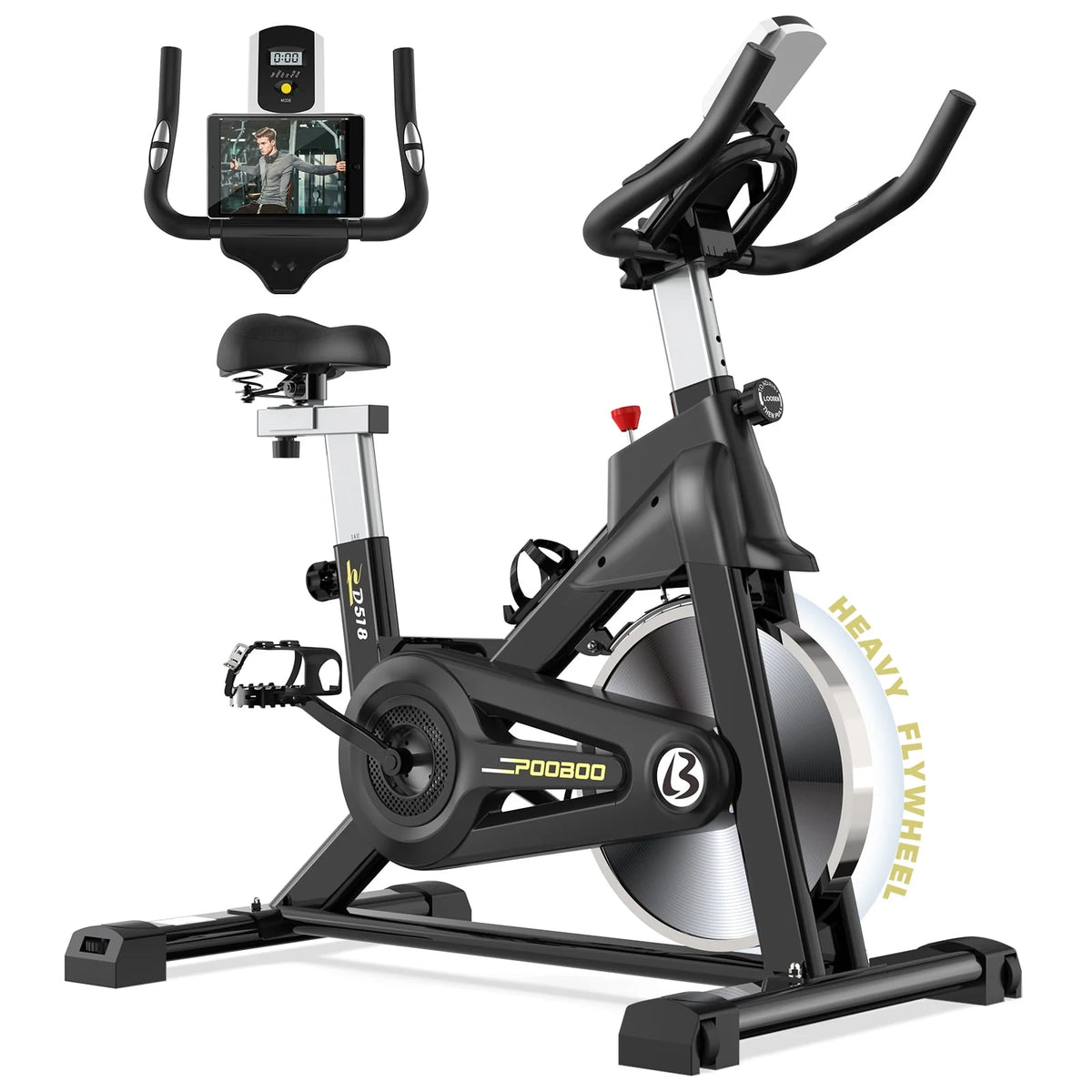 Magnetic Stationary Exercise Bike Blue P808