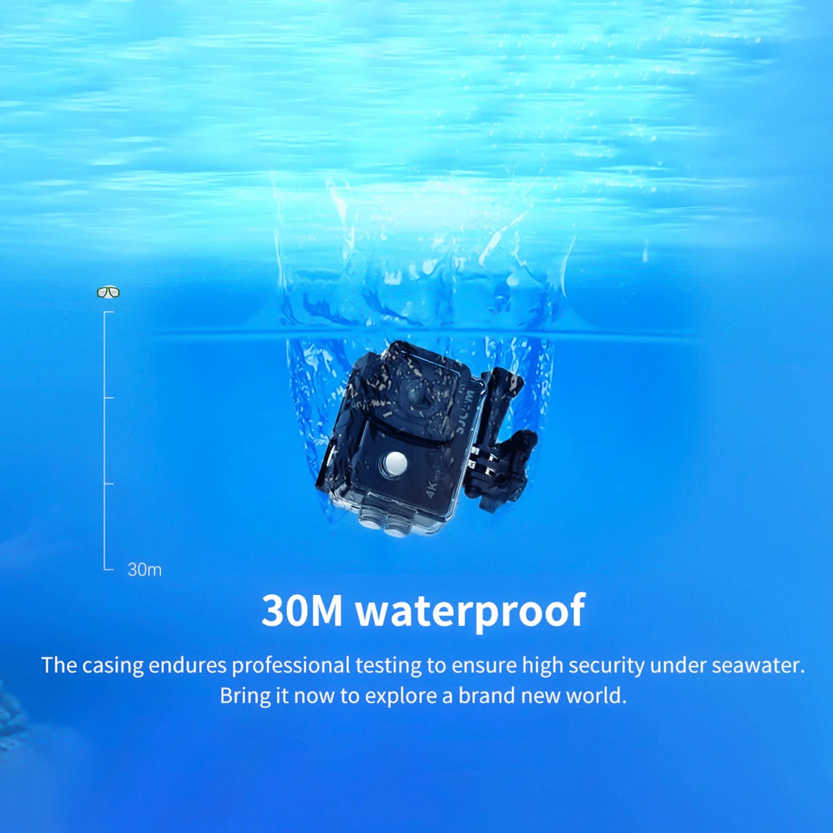 4K Sports Camera with WiFi and 2 Inch IPS Screen R6463