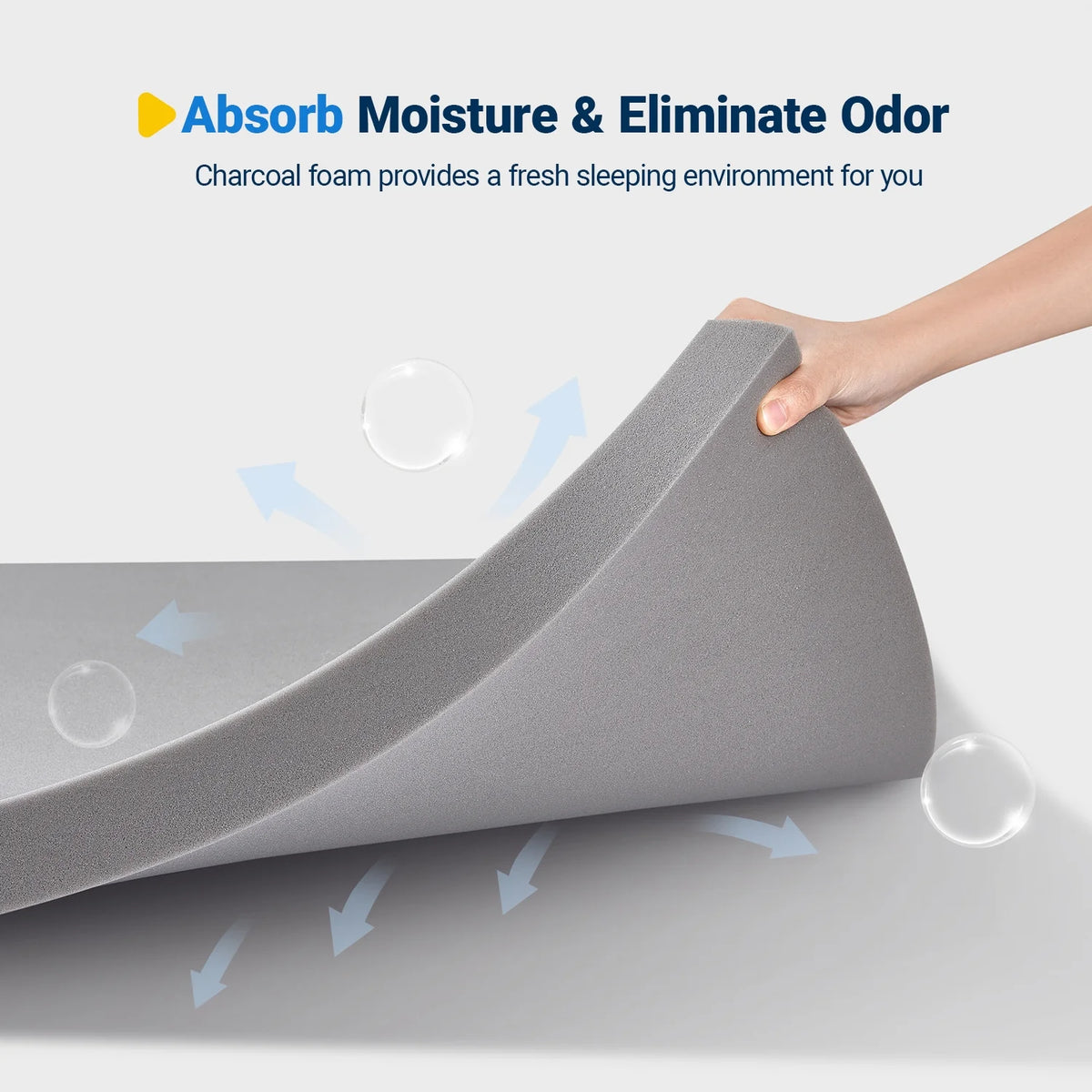 Queen Size Memory Foam Firm Mattress in a Box B969257