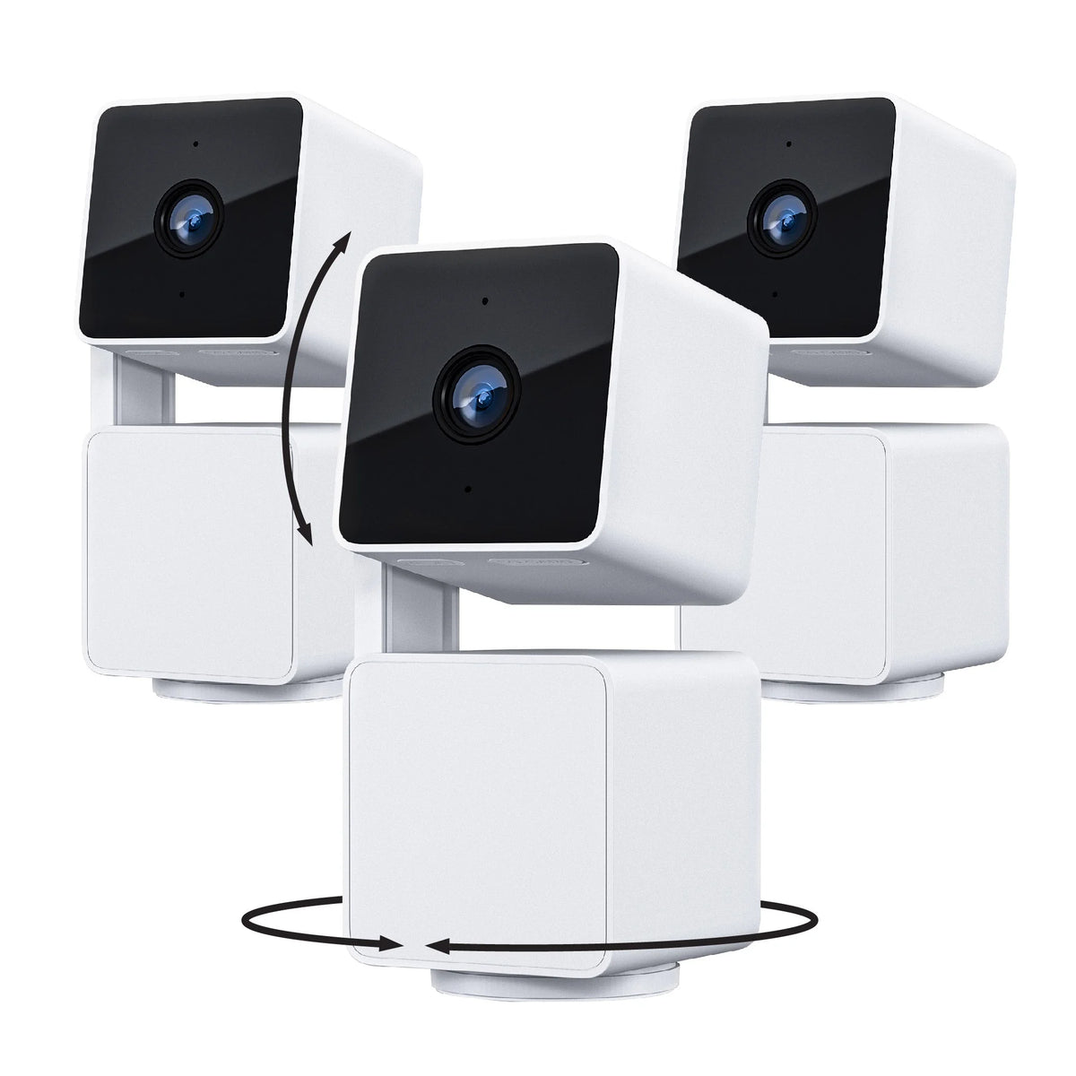 Indoor/Outdoor 1080p Pan/Tilt/Zoom Wi-Fi Security Camera with Color Night Vision, White Q757