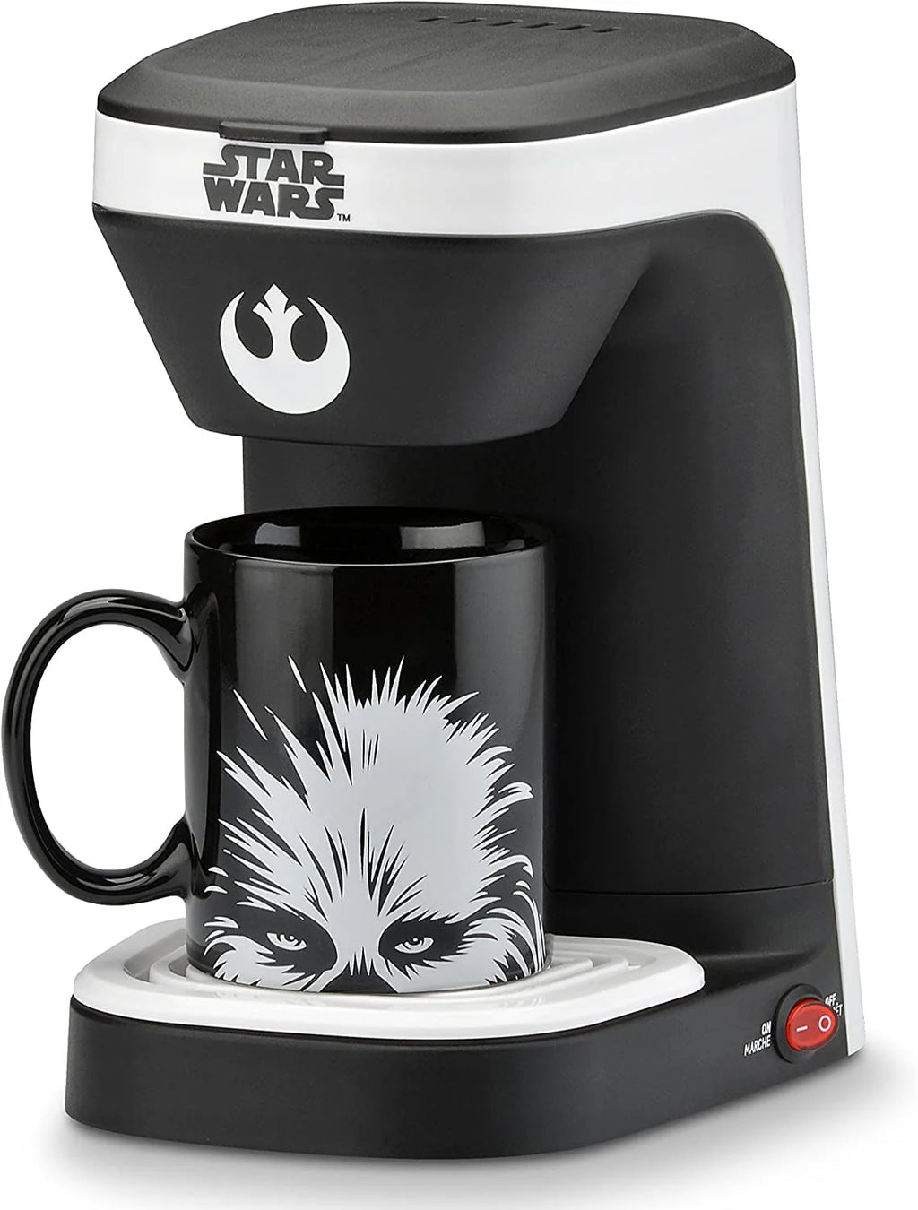 Black Single Serve 1-Cup Coffee Maker with Mug C4527