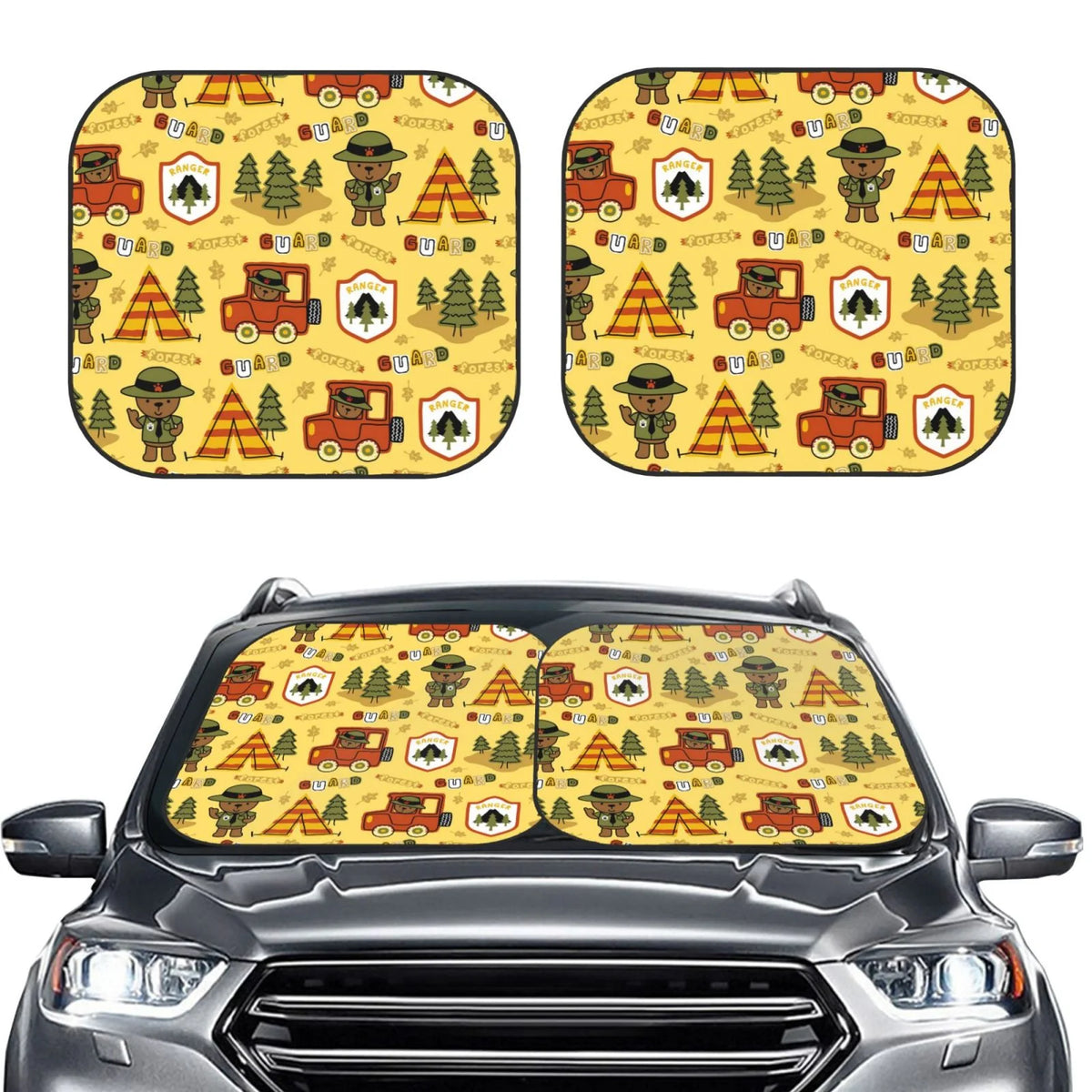Foldable Car Sun Shade for Front Window L23263