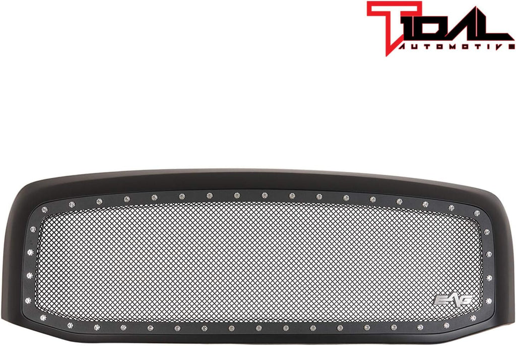 Black Steel Mesh Replacement Grille I98197