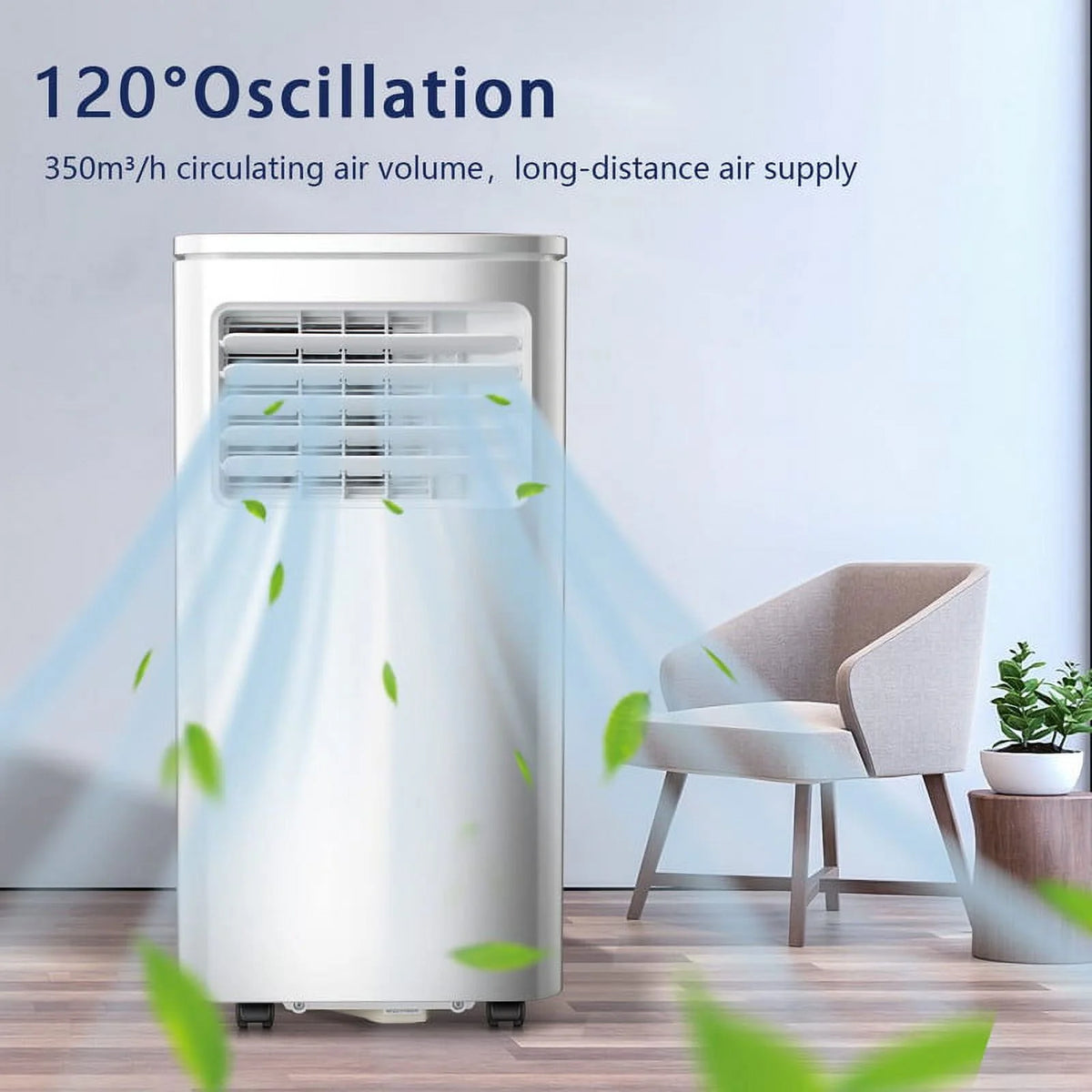 8000 BTU 3-in-1 Portable Air Conditioner with Digital Display N606024