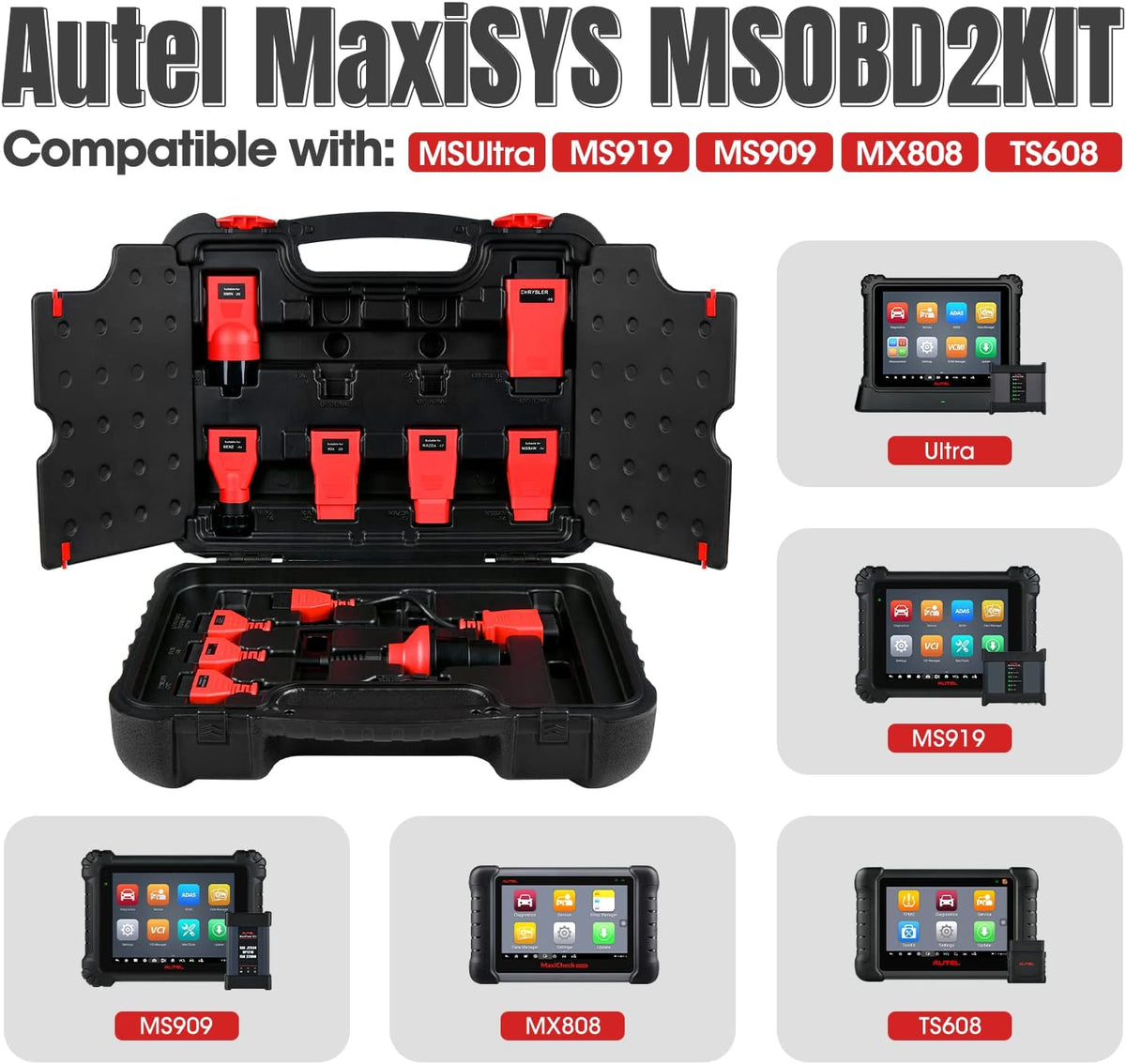 Non-OBDII Adapter Kit with 9 Connectors L379