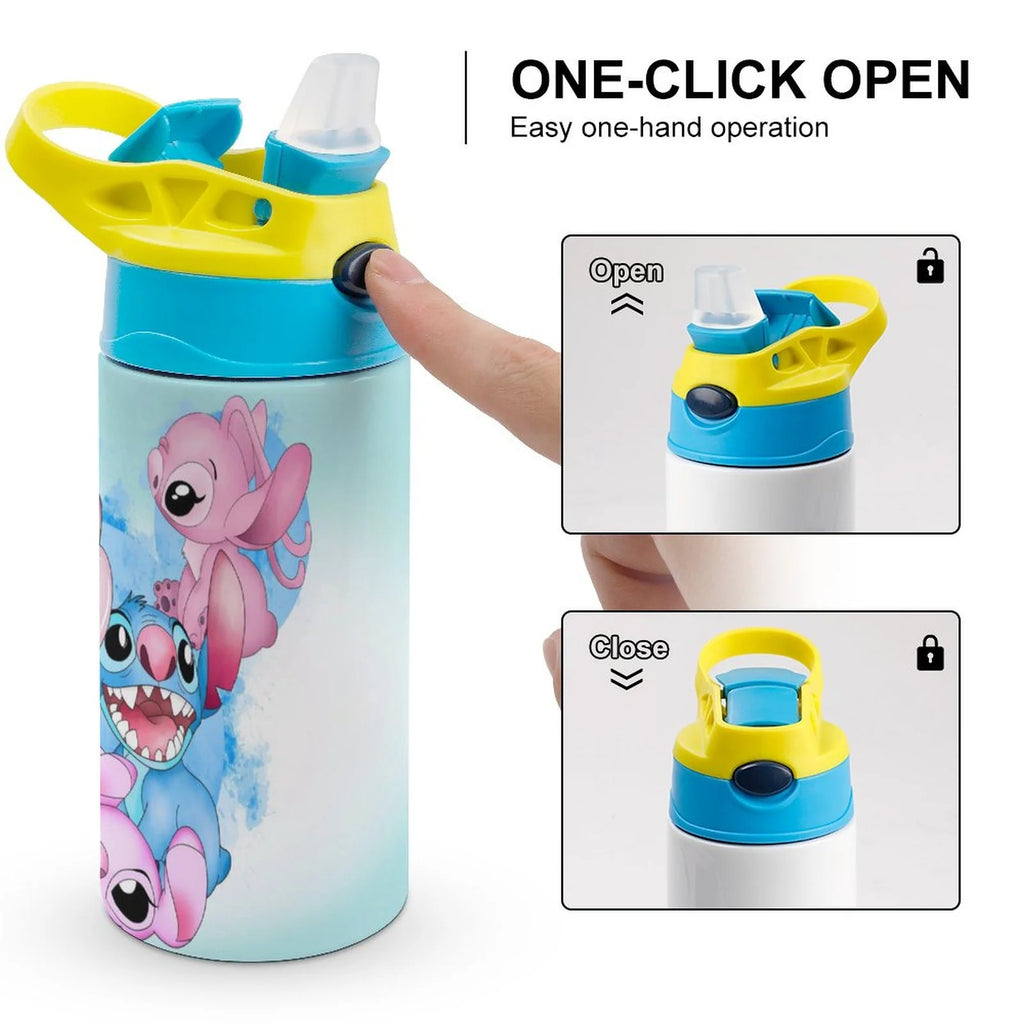 Stainless Steel Vacuum Insulated Water Bottle With Straw Q84532