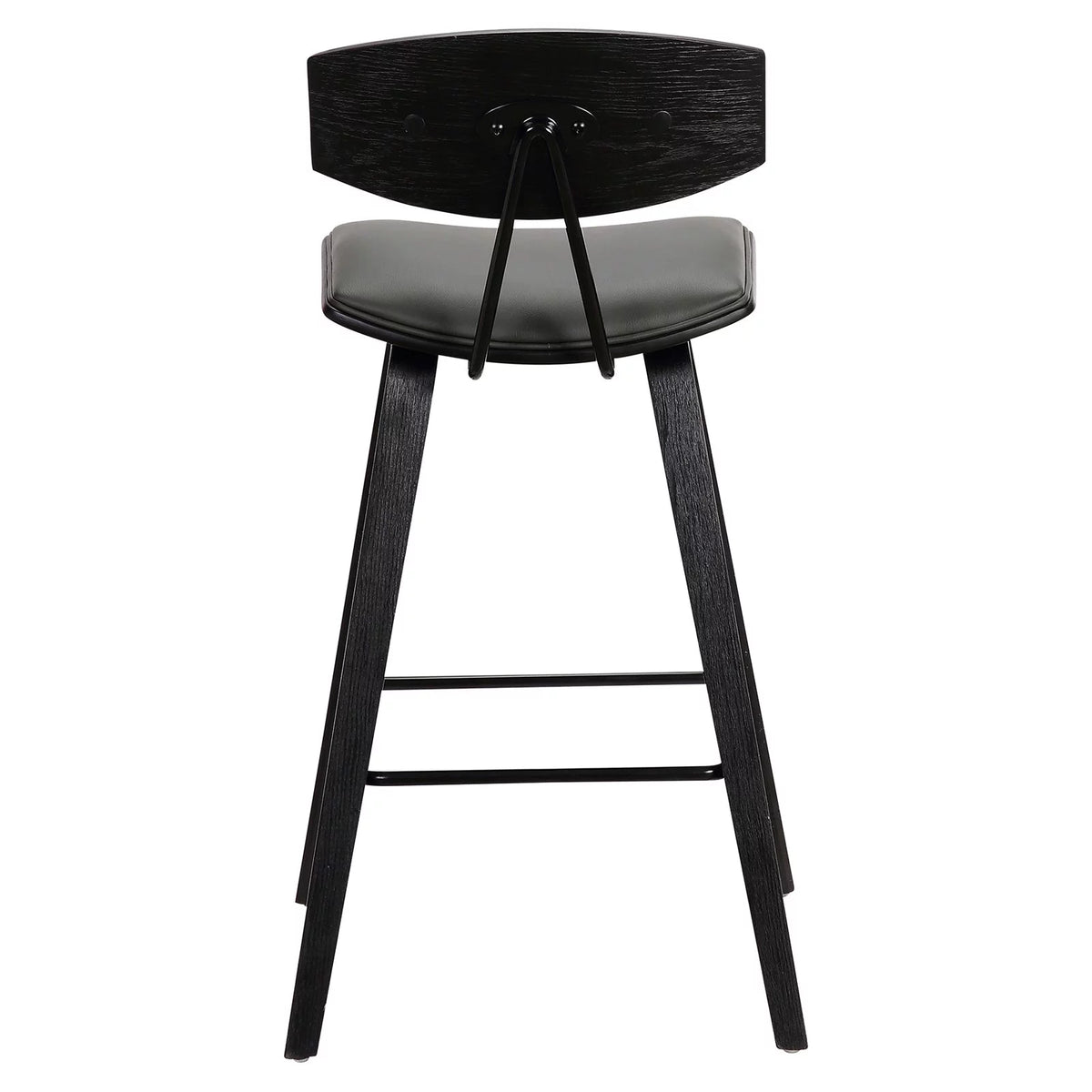 25.5" Modern Faux Leather Barstool W11834