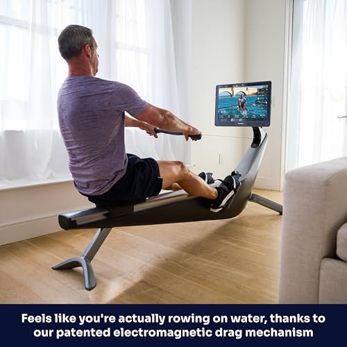 Rowing Machine with 22" HD Rotating Screen V14047