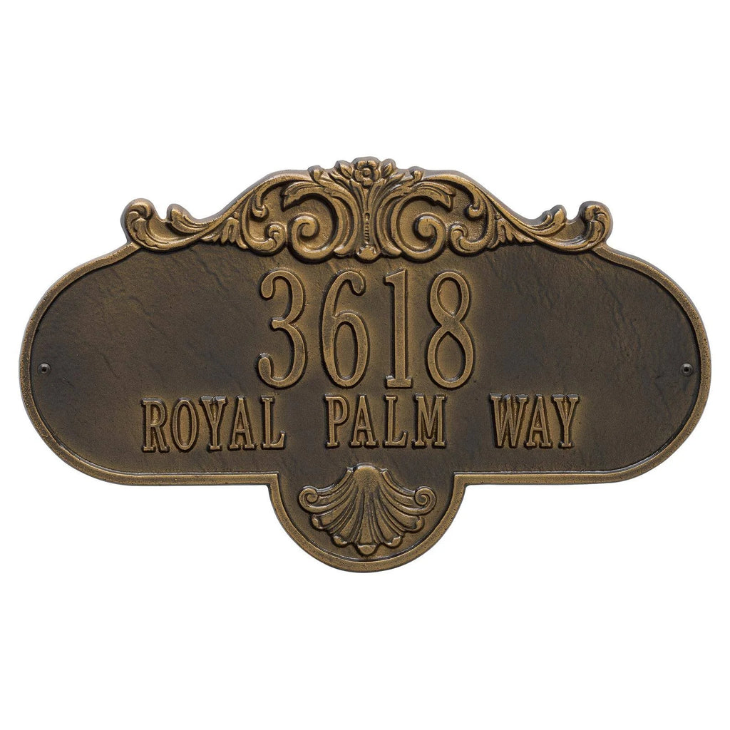 Antique Brass Wall Two Line X507329