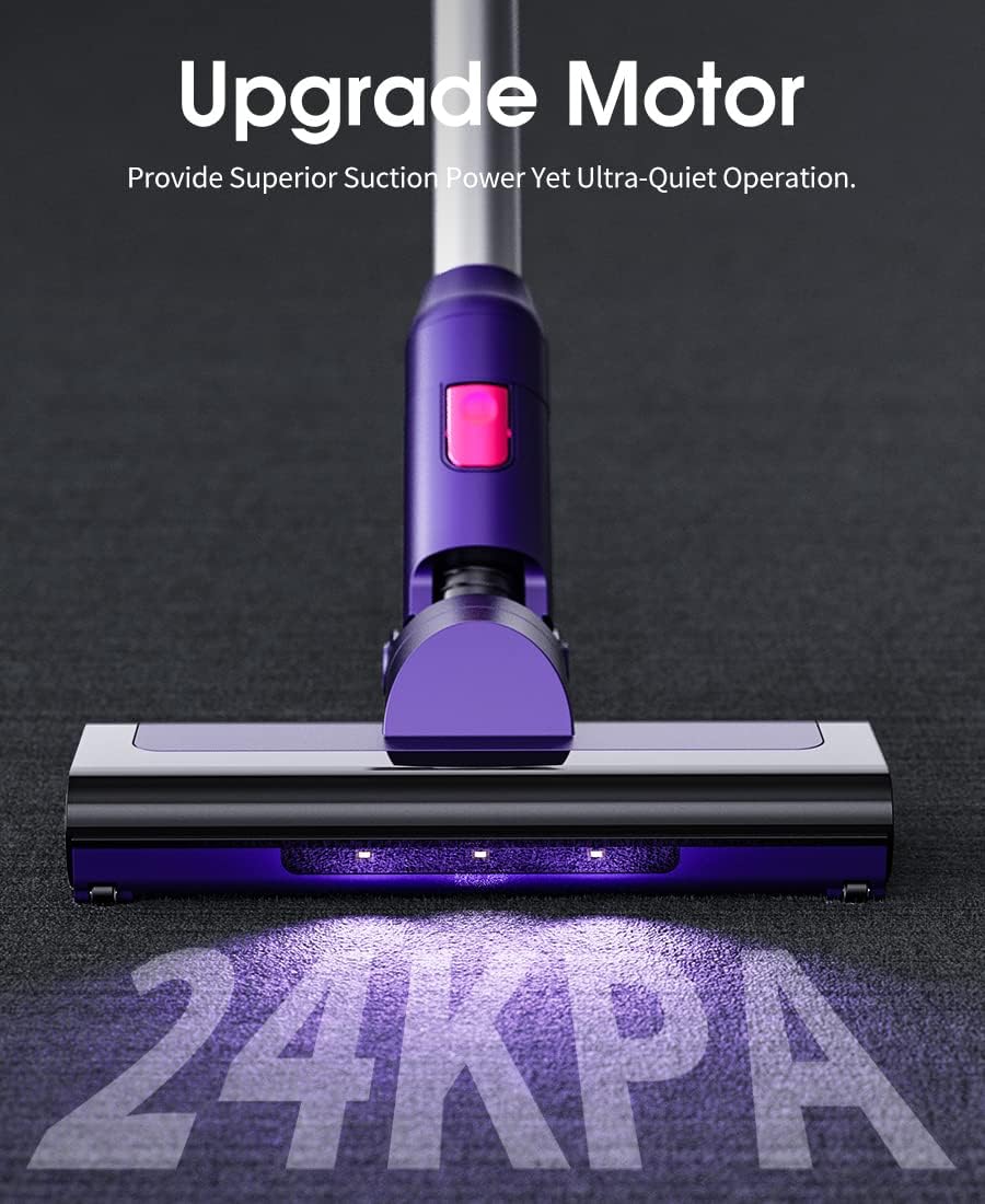 Purple Cordless Stick Vacuum Cleaner X35423