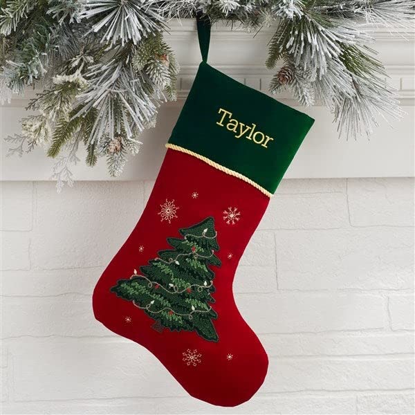 Personalized Christmas Stocking 100% Polyester 19.5" L Z68280