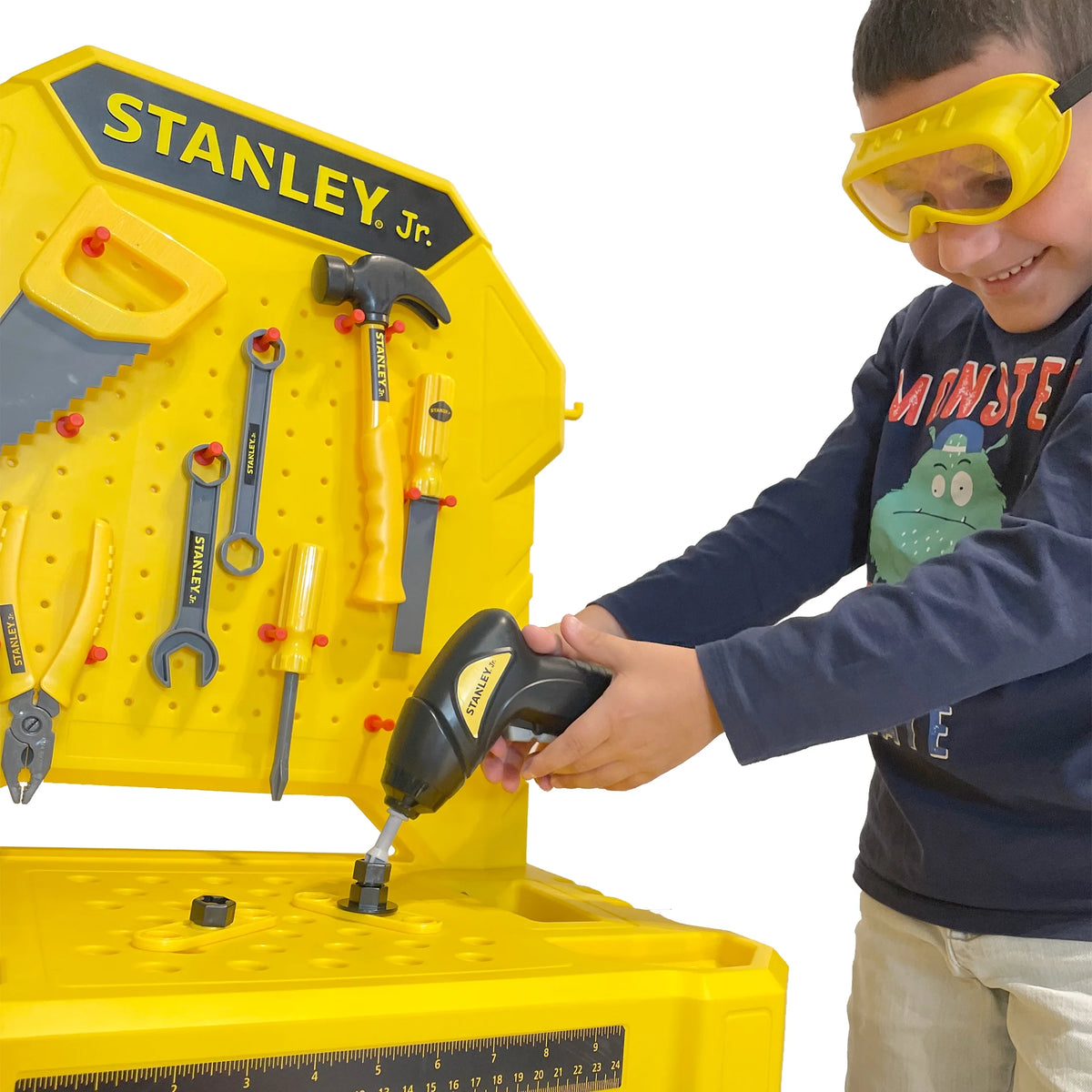Pretend Play Workbench & Power Drill & Toolset S337