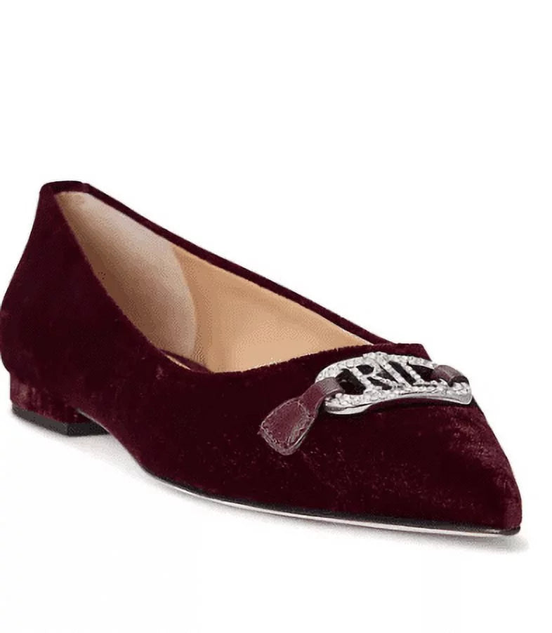 Velvet Ballet Flats A42762