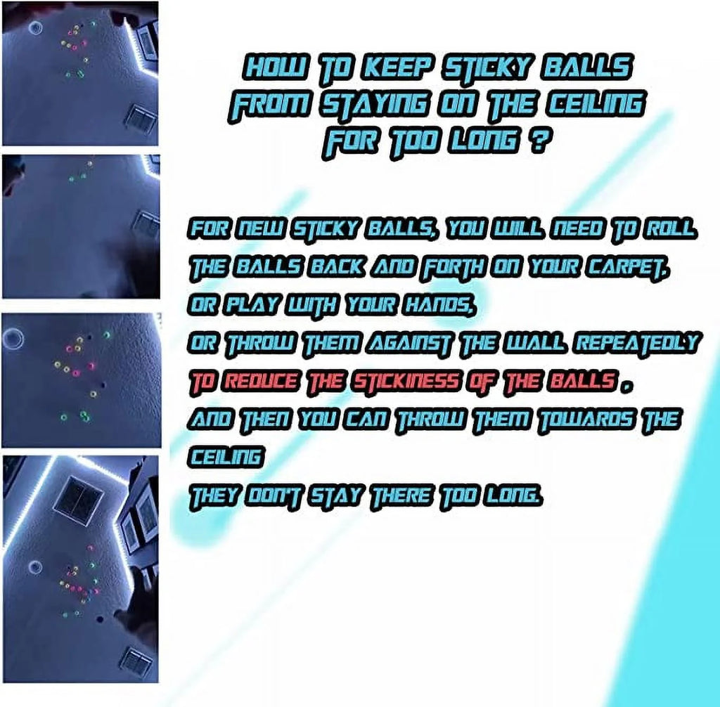 Glow in the Dark Sticky Balls Q960