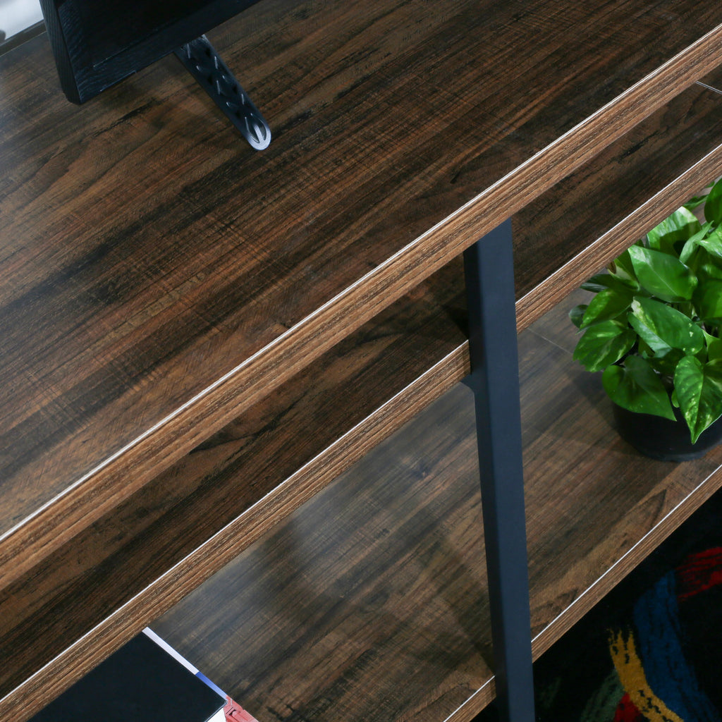 70" TV Stand with Wood Shelves R52371