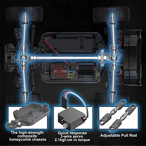 1/16 4WD Brushless RC Buggy with 2S 2000 mAh Battery I5922