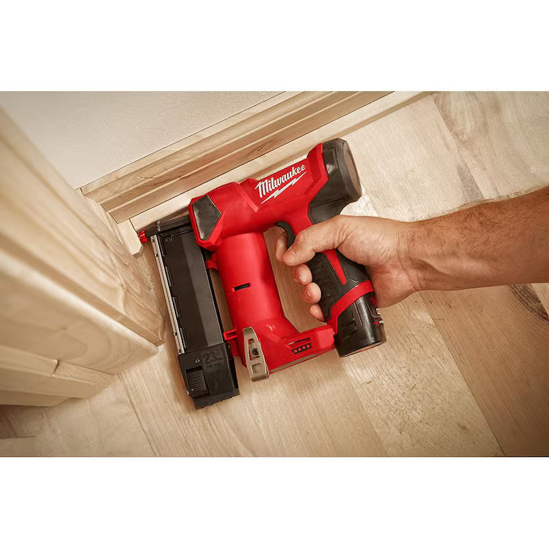 12-Volt 23-Gauge Cordless Pin Nailer with 6.0Ah and 3.0Ah Battery Packs L350748