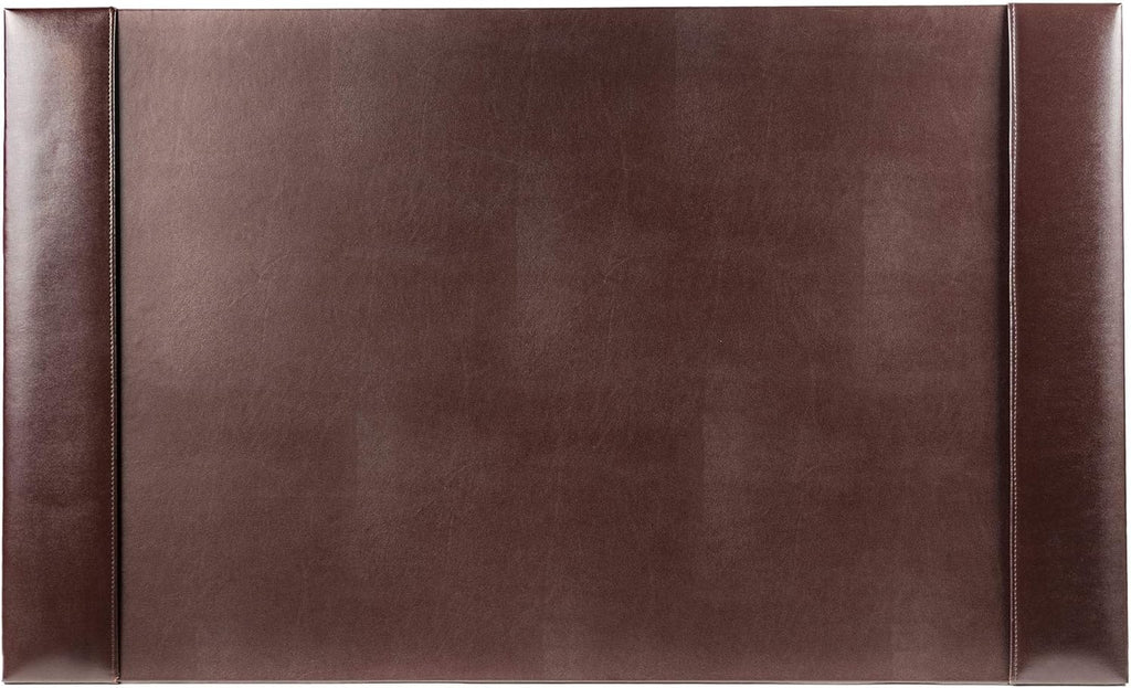 Bonded Leather Desk Pad, 30 x 18, Brown, Pack of 2 L131