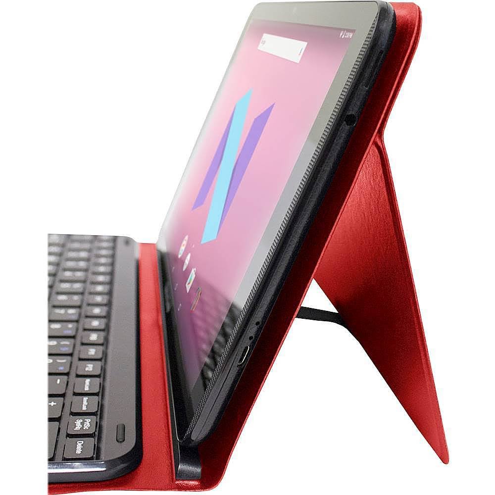 Red 10.1 IPS 16 GB Tablet with Docking Keyboard Case Stand G755