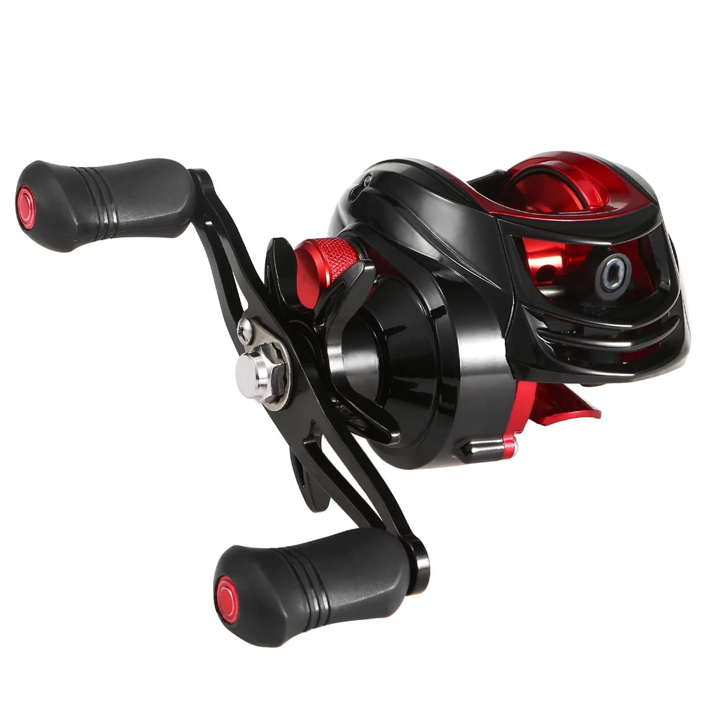 Baitcasting Fishing Reel 7.2:1 Gear Ratio Magnetic Brake L3980