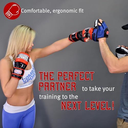 Open Palm Fingerless MMA Training Gloves N651