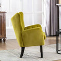 Avocado Velvet Tufted Velvet Armchair V503585