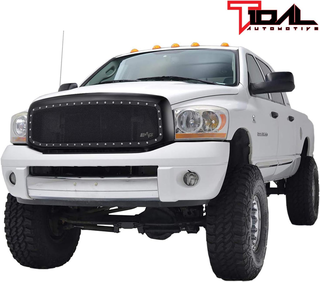 Black Steel Mesh Replacement Grille I98197