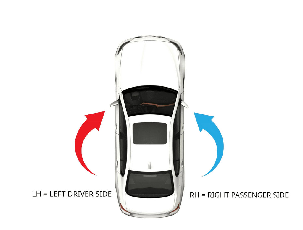 Heated Driver Side Mirror Glass with Adhesive Q8963