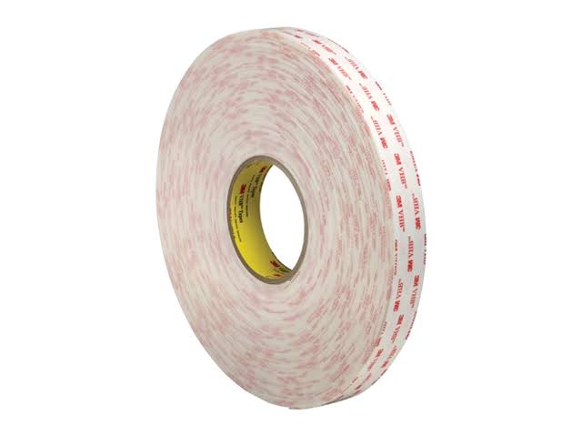 White VHB Tape 1x22 x 5 Yard Roll (45 mil) P438