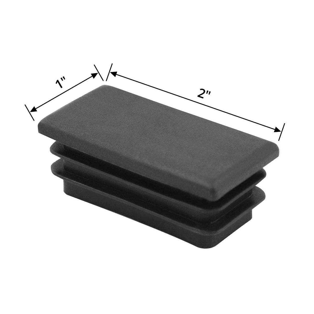 10 PCS Black Plastic Plug End Cap E794075
